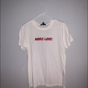 Forever 21 white graphic tee